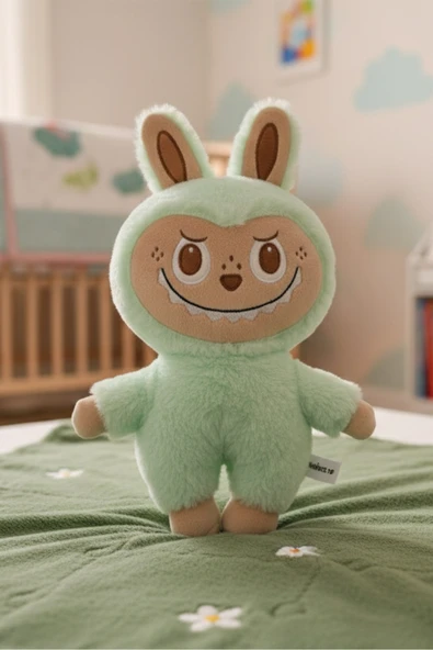 Labubu Peluş Oyuncak Koleksiyon Figürü Hediyelik Çocuk Odası Dekorasyon ürün görseli 1