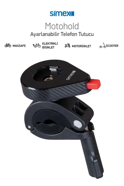 Simex Kilitli Motor Bisiklet Telefon Tutucu ST-205 Motohold ürün görseli 1