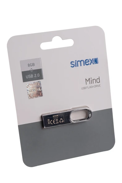 8 GB Metal USB Flash Bellek Telefon Araba PC Hoparlör Uyumlu Güvenli Veri Depolama Data Transfer Memory Hafıza ürün görseli 1