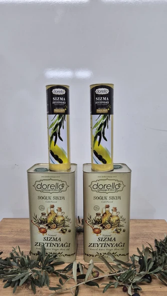 Dorello Soğuk Sıkım Zeytinyağı Teneke 12 Lt ürün görseli 1