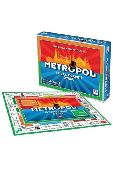 Ks Game Metropol Emlak Ticaret Oyunu Monopoly Monopoli Yeni Model ürün görseli 1