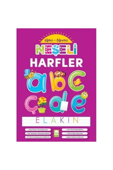 Ema Çocuk Eğitici Ve Öretici Neşeli Etkinlikler Harfler ürün görseli 1