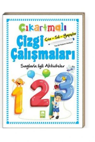 Çıkartmalı Çizgi Çalışmaları Çiz-sil-yapıştır ürün görseli 1