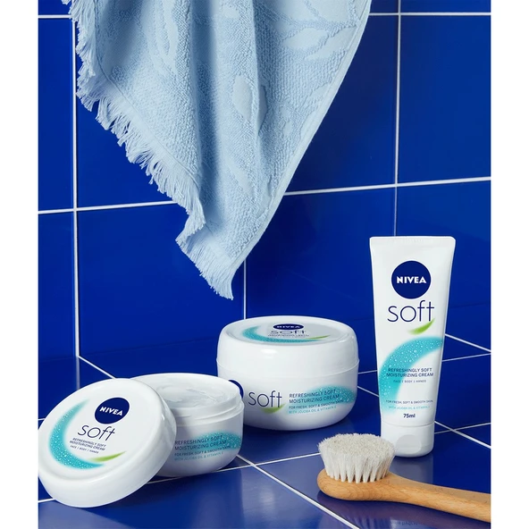 Nivea Soft Nemlendirici Krem Tüp 75 ml - Resim 3