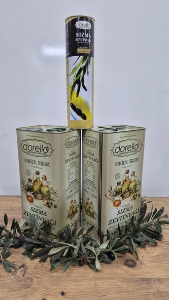 Dorello Soğuk Sıkım Zeytinyağı Teneke 12 Lt ürün görseli 1