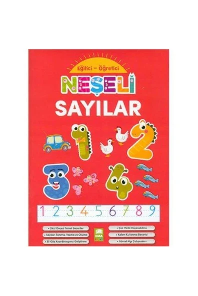 Okul Öncesi Anaokulu Neşeli Sayılar Aktivite Etkinlik Kitabı 1 2 3 4 Yaş ürün görseli 1