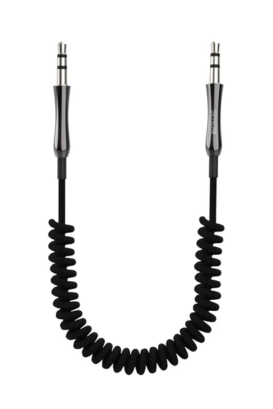 Simex 3.5mm Kumaş Spiralli AUX Kablosu SA-01 Zinco ürün görseli 1