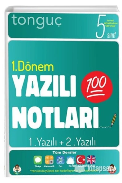 5. Sınıf Yazılı Notları 1. Dönem 1 Ve 2. Yazılı Tonguç Akademi ürün görseli 1
