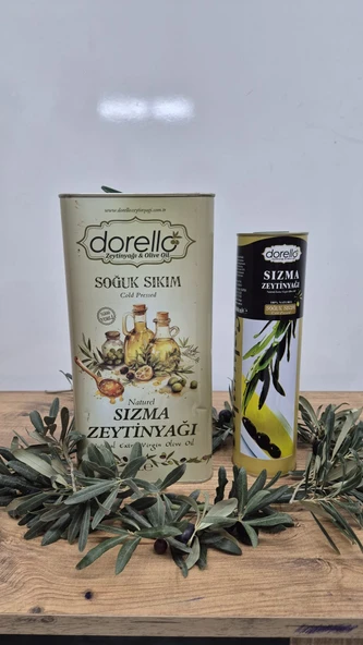 Gemlik Taze Sıkım Zeytin Yağ Dorello Teneke 6 Lt ürün görseli 1
