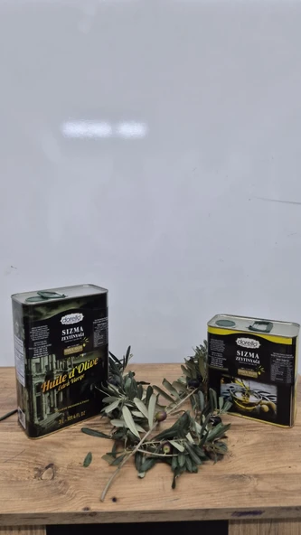 Dorello Taş Baskı Soğuk Sıkım Zeytinyağı Teneke 5 Lt ürün görseli 1