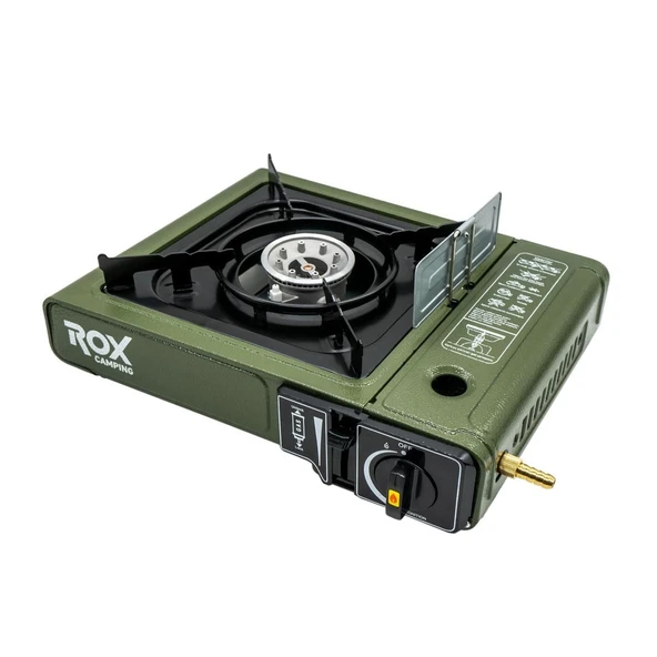 Rox Camping Tekli Portatif Kamp Ocağı 153ROX0188  Yeşil ürün görseli 1