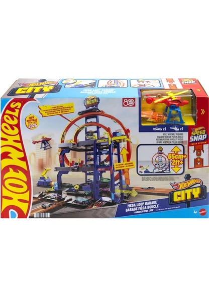 Hot Wheels Cıty Mega Loop Garage JBM74 Lisanslı Ürün - Resim 12