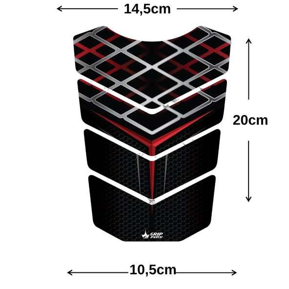 Grippatch Universal Renkli Tank Pad GC-02-1 - Resim 2