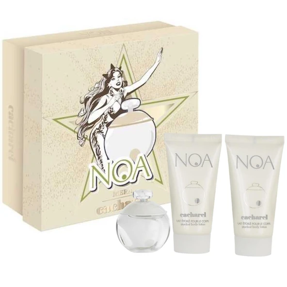 Cacharel Noa EDT 100 ml + 2x50 ml Body Lotion Kadın Parfüm Seti ürün görseli 1