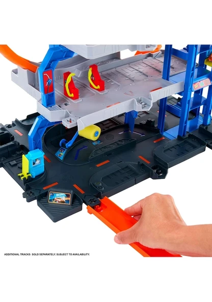 Hot Wheels Cıty Mega Loop Garage JBM74 Lisanslı Ürün - Resim 5