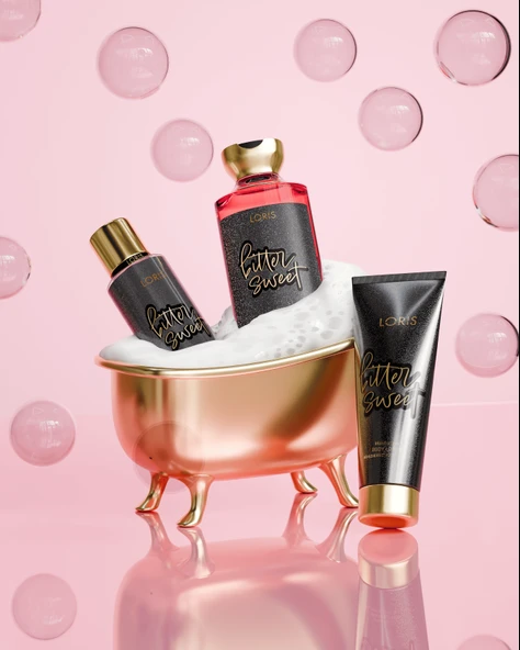 Loris Sweet Kiss Duş Jeli 295 Ml - Resim 2