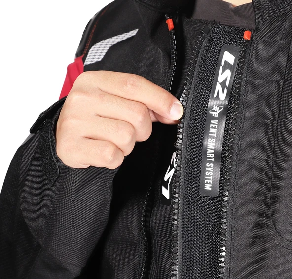 LS2 ZOOM KADIN MONT SİYAH - Resim 3