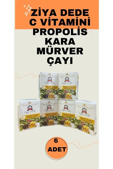 Ziyadede Atom Çayı C Vitamini Propolis Karamürver Çayı 6 Kutu ürün görseli 1