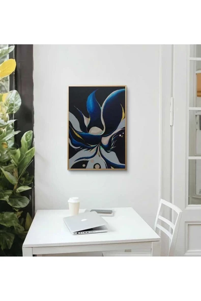 Feoly Art Modern Soyut Tablo – El Boyaması – 35x50 Ev Dekorasyon Tablosu – MDF Üzeri Akrilik ürün görseli 1