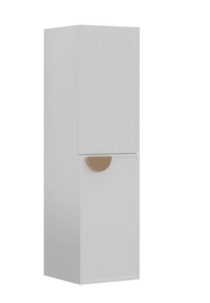 Orka Molino 40 cm Beyaz Banyo Çamaşır Boy Dolabı ürün görseli 1