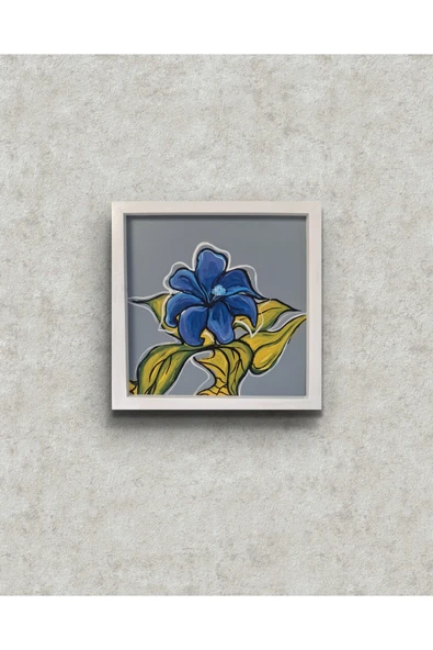 Feoly Art Modern Soyut Tablo – El Boyaması – 22x22 Ev Dekorasyon Tablosu – MDF Üzeri Akrilik ürün görseli 1