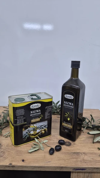 Dorello Naturel Sızma Zeytinyağı Teneke & Cam Şişe 3 Lt ürün görseli 1