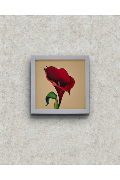 Feoly Art Modern Soyut Tablo – El Boyaması – 22x22 Ev Dekorasyon Tablosu – MDF Üzeri Akrilik ürün görseli 1