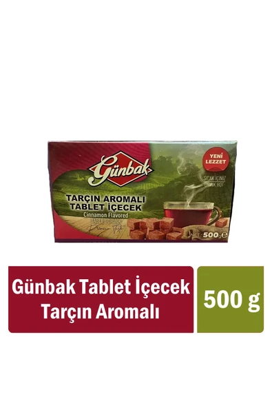 Günbak Tarçın Aromalı Tablet İçecek 500 gr ürün görseli 1