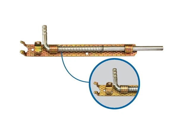 Ferforje Yaylı Sürgü 250mm ürün görseli 1
