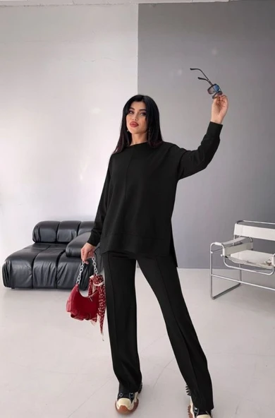 Kadın Modal Kumaş Şık Eşofman Takımı ürün görseli 1