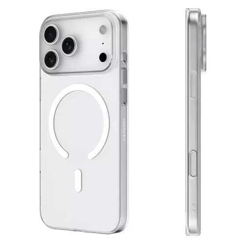 İphone 17 Pro Max Uyumlu Şeffaf Silikon Kılıf Kablosuz Şarj Destekli ürün görseli 1