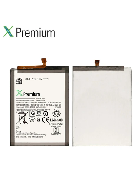 Samsung A53 5G SM-A536U Uyumlu Batarya Xpremium Pil Süper Yüksek Kalite 5000 mAh EB-BA336ABY ürün görseli 1