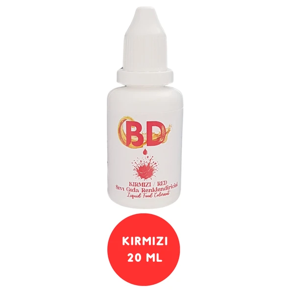 BD Sıvı Gıda Boyası 20 ml Kırmızı ürün görseli 1