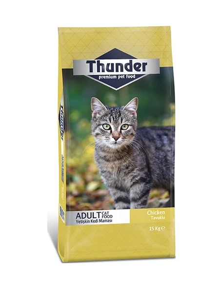 Thunder Tavuklu Yetişkin Kedi Maması 15 Kg ürün görseli 1