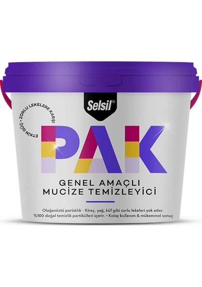 Selsil Pak Genel Amaçlı Mucize Temizleyici 500Gr N11.11008 ürün görseli 1