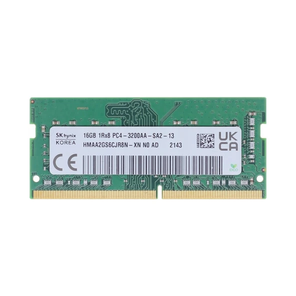 SK Hynix HMAA2GS6CJR8N-XN 16 GB 3200 MHz CL19 DDR4 Notebook Ram ürün görseli 1