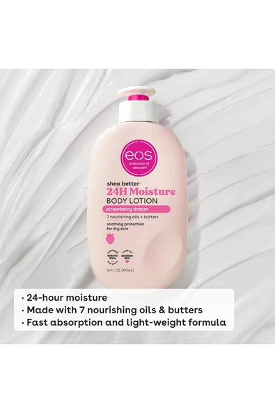 EOS Strawberry Dream Vücut Losyonu 473ML - Resim 4