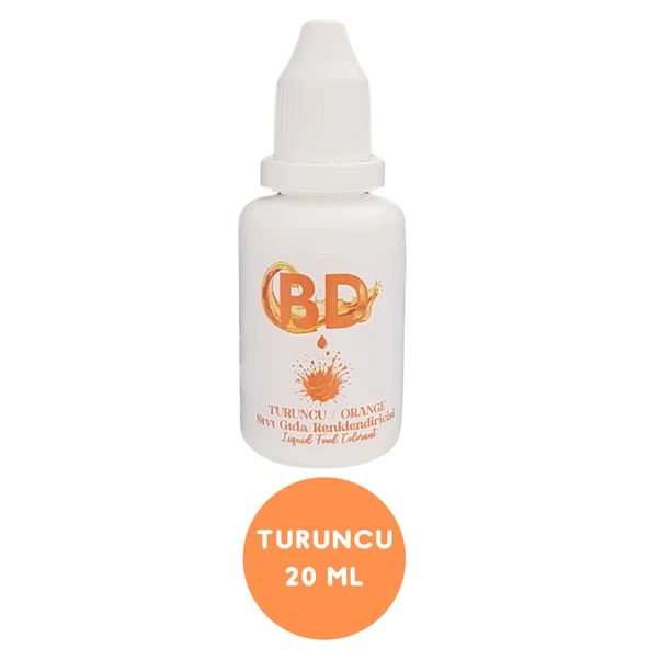 BD Sıvı Gıda Boyası 20 ml Turuncu ürün görseli 1