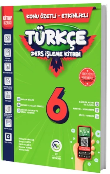 6. Sınıf Türkçe Ders İşleme Kitabı Av Yayınları ürün görseli 1