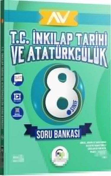 8. Sınıf LGS T.C. İnkılap Tarihi ve Atatürkçülük Soru Bankası Av Yayınları ürün görseli 1