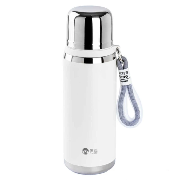 OKADI BEYAZ LEISURE PASLANMAZ ÇELİK TERMOS 700ML ürün görseli 1