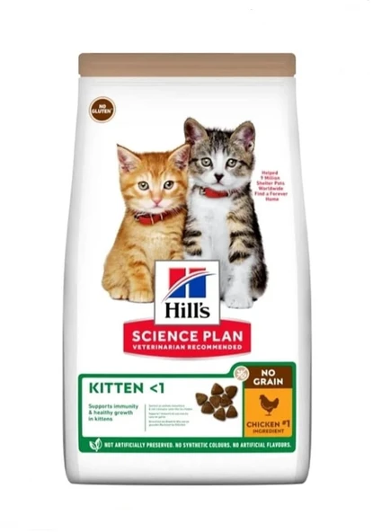 Hill's Tahılsız Tavuklu Açık Yavru Kedi Maması 1,5 KG ürün görseli 1