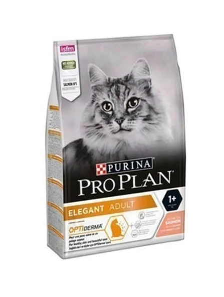 Pro Plan Derma Plus Elegant Tüy Yumağı Kontrolü Somonlu Açık Yetişkin Kedi Maması 1,5 KG ürün görseli 1