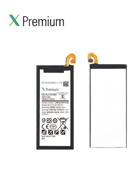 Samsung J3 2017 Batarya Xpremium Pil Süper Yüksek Kalite 2400 mAh EB-BJ330ABE ürün görseli 1