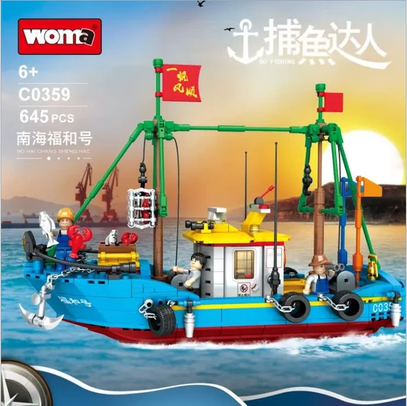 WOMA C0359 | Usta Balıkçılık Serisi: Nanhai Fuhe Balıkçılık PCS:645:PARÇA ürün görseli 1