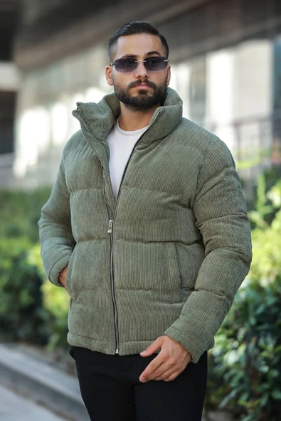 Şişme Kadife Basic Mont - Resim 3