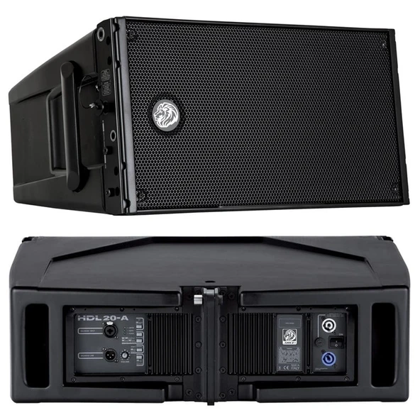 Shile HDL20-A 2X10" 1400 Watt 2 Yollu Profesyonel Aktif Line Array Kabin Hoparlör ürün görseli 1