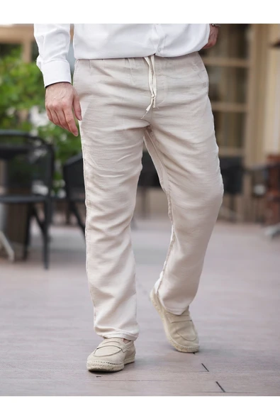 Müslin Kumaş Hafif Rahat Jogger - Resim 2