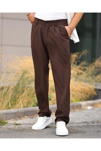 Baggy Kumaş Pantolon - Resim 4