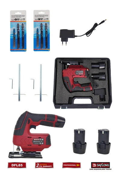 DAFLONG PRO BAKIR SARGILI ŞARJLI DEKUPAJ TESTERE MAKİNASI DFL85 ürün görseli 1